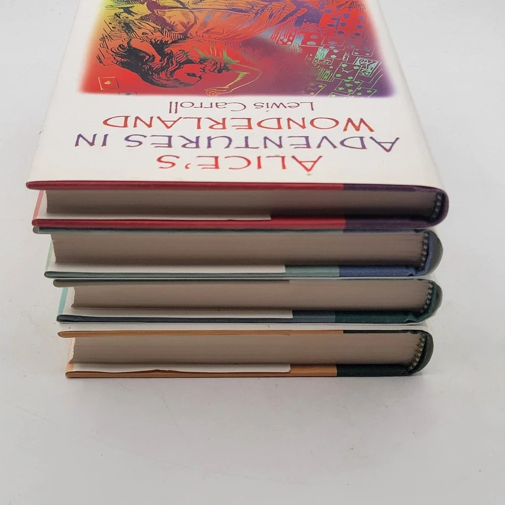 Barnes & Noble Children's Classics 4 Book HC Set Alice Wizard Oz Anne Princess